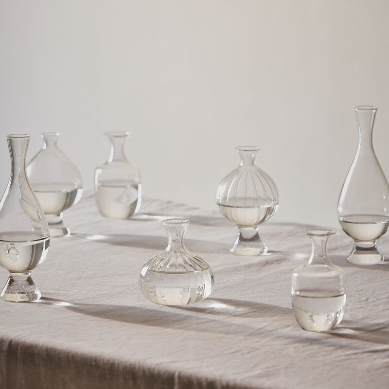 Como ripple vase 10 cm klar