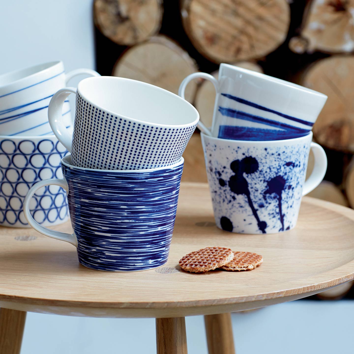 Pacific Blue Dots Mug