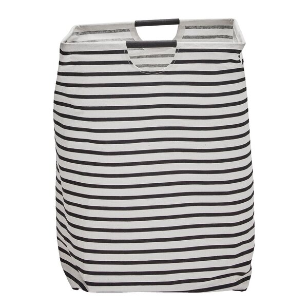 Stripes vaskepose 40 cm svart/hvit