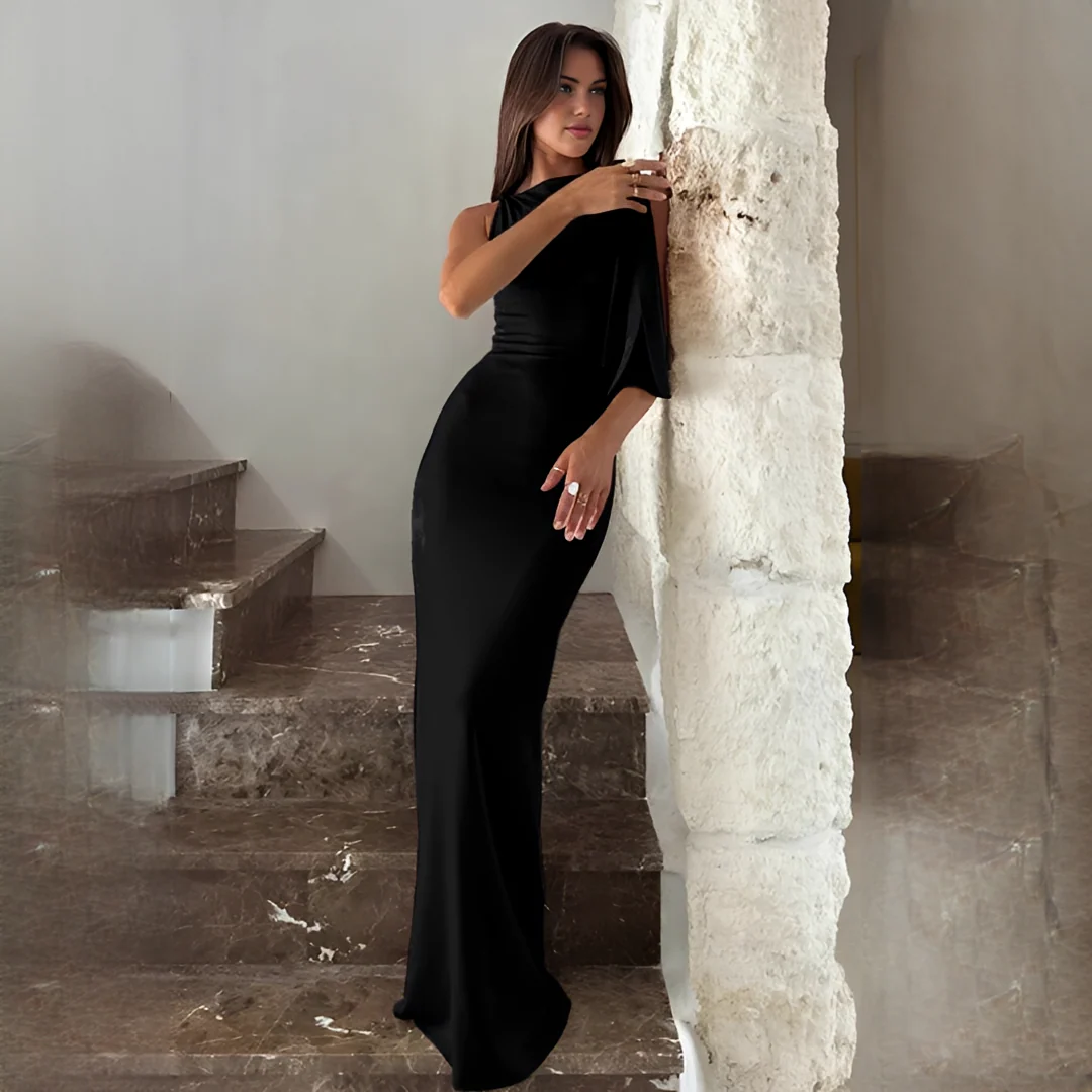 Jollie - Robe longue élégante sans manches