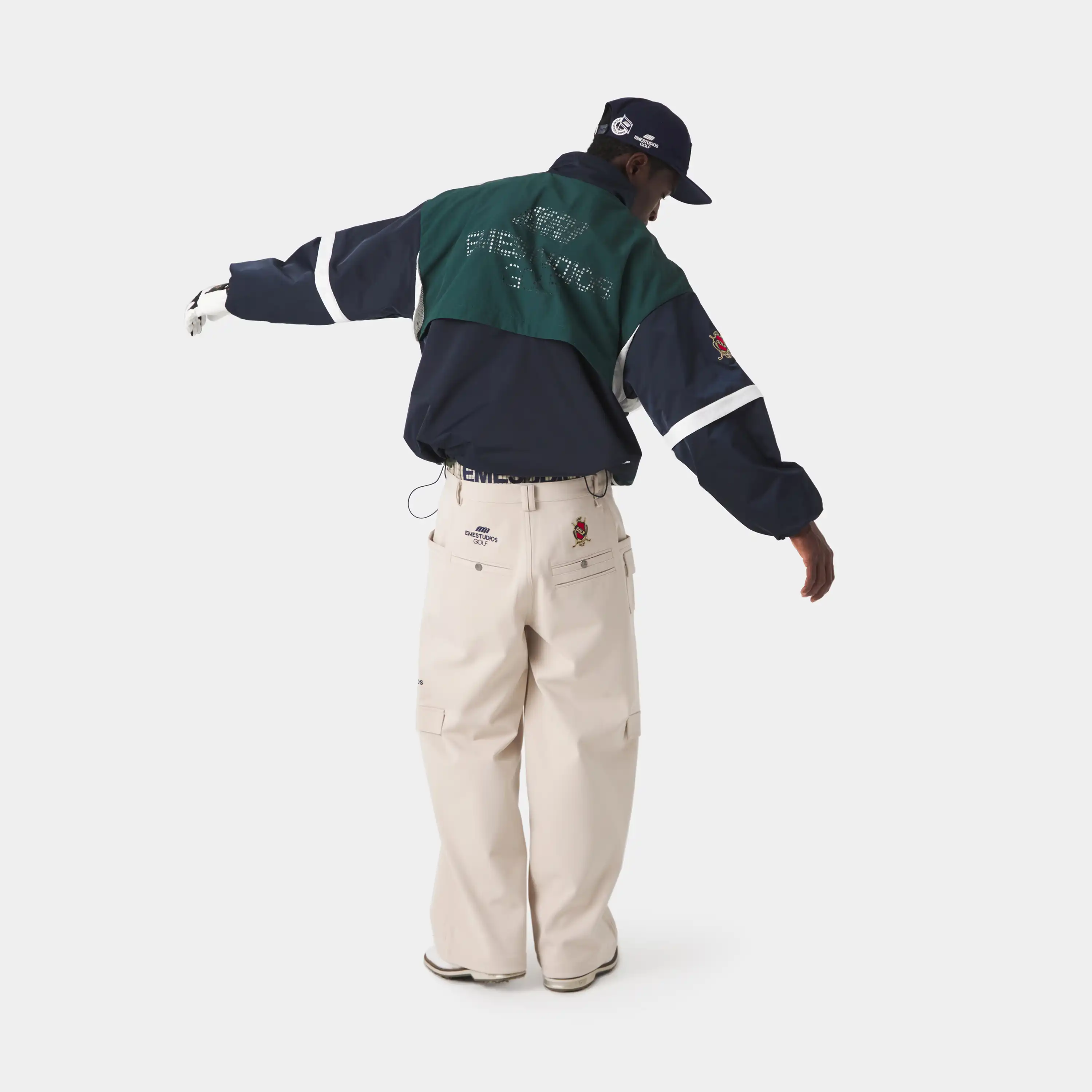 Golf Navy Windbreaker