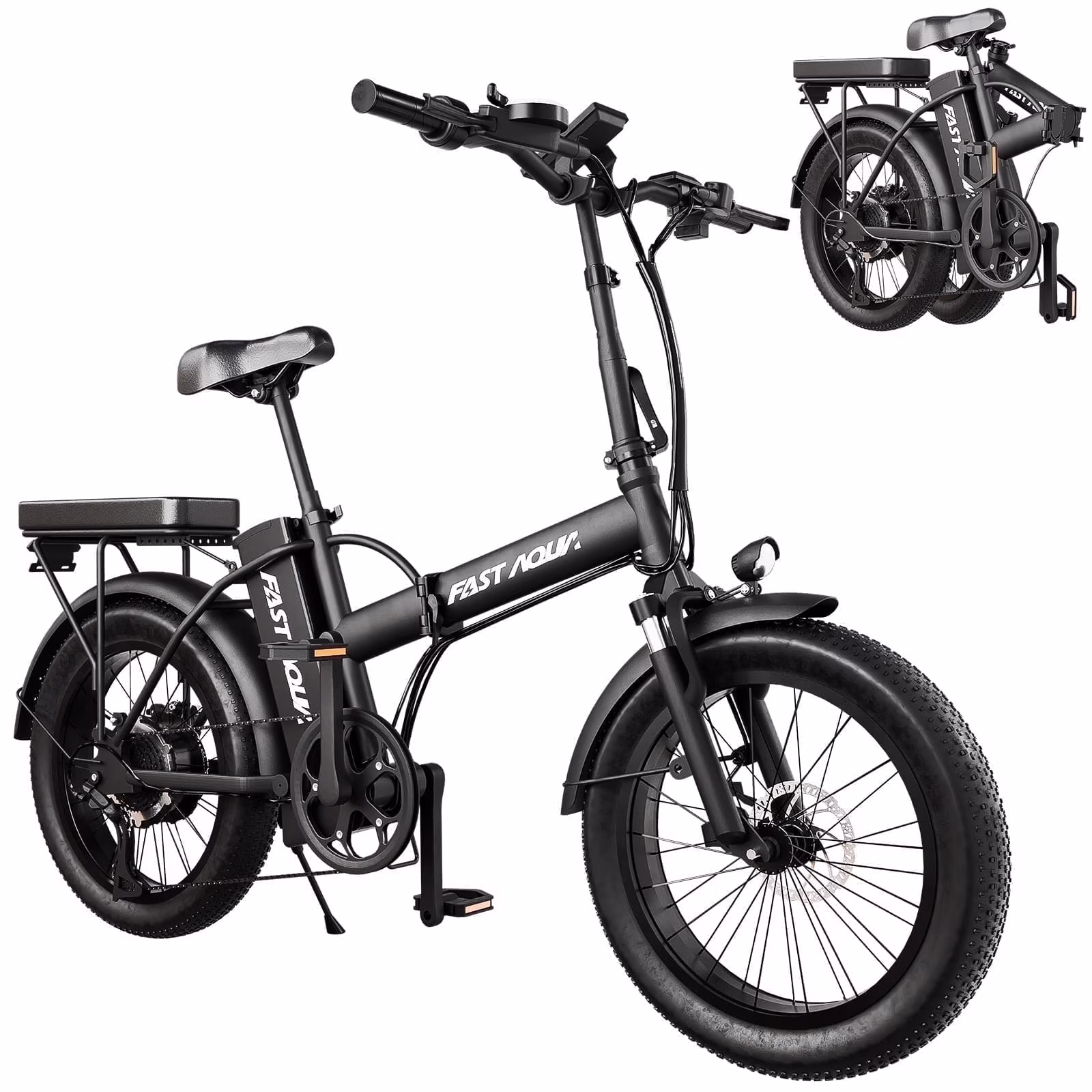 Electric Scooter with Seat for Adult and Basket, 14 Inch Tire Electric Scooter with Dual Shock Absorbers, 350W Motor with 25-Mile Range, Speed Up to 20 MPH (Gen 2.0)(Electric Scooter Bike with Basket-Black) - Image 3