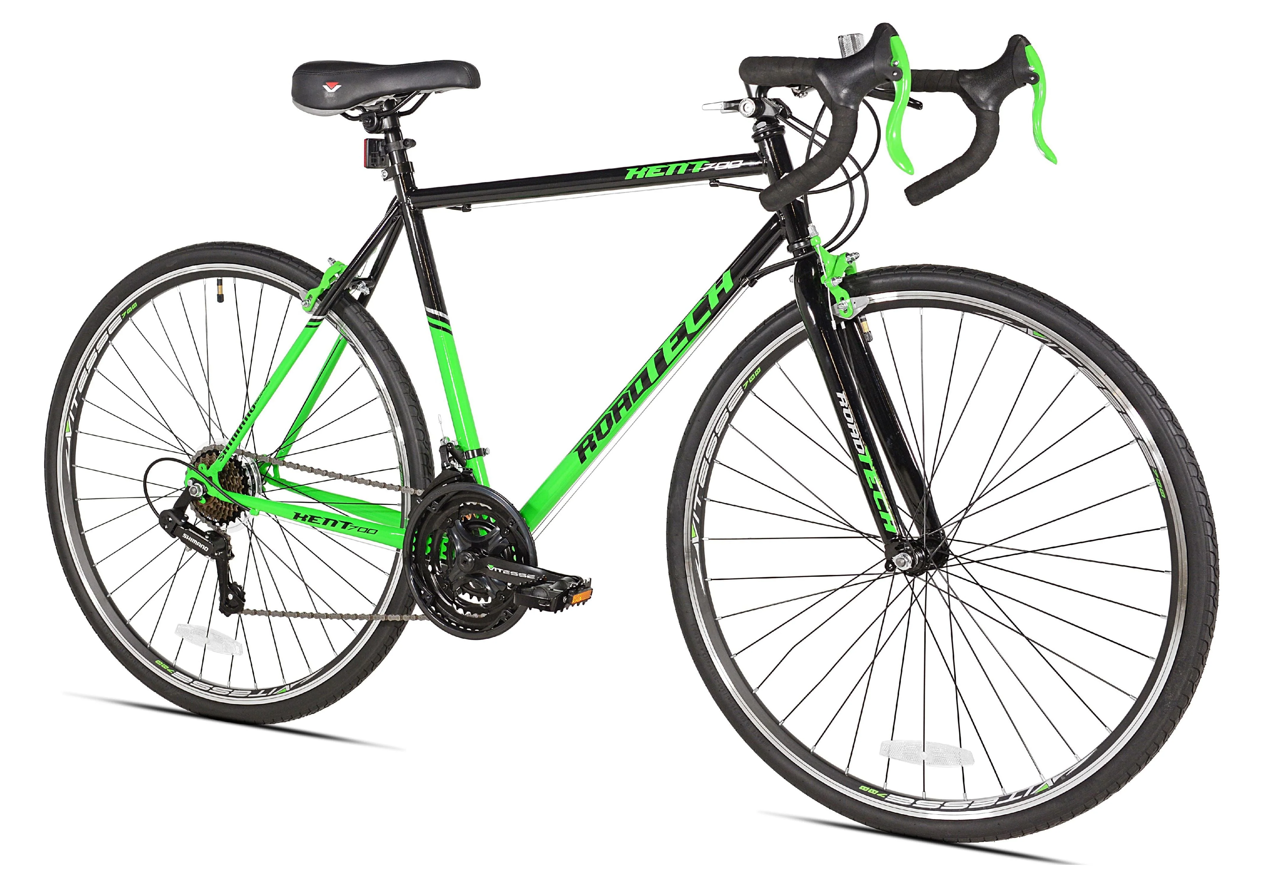 Kent 700c Roadtech Men'S Bike, Black/Green