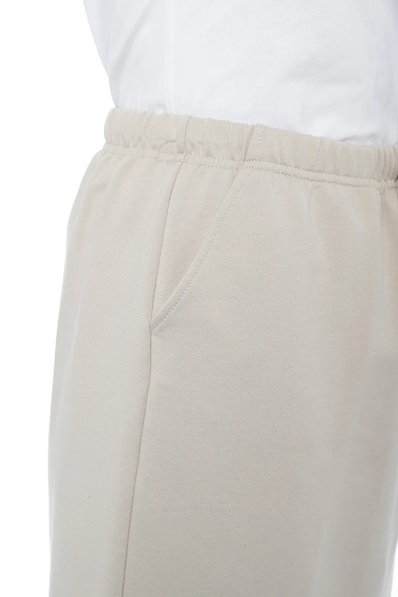 Jupe molleton femme beige