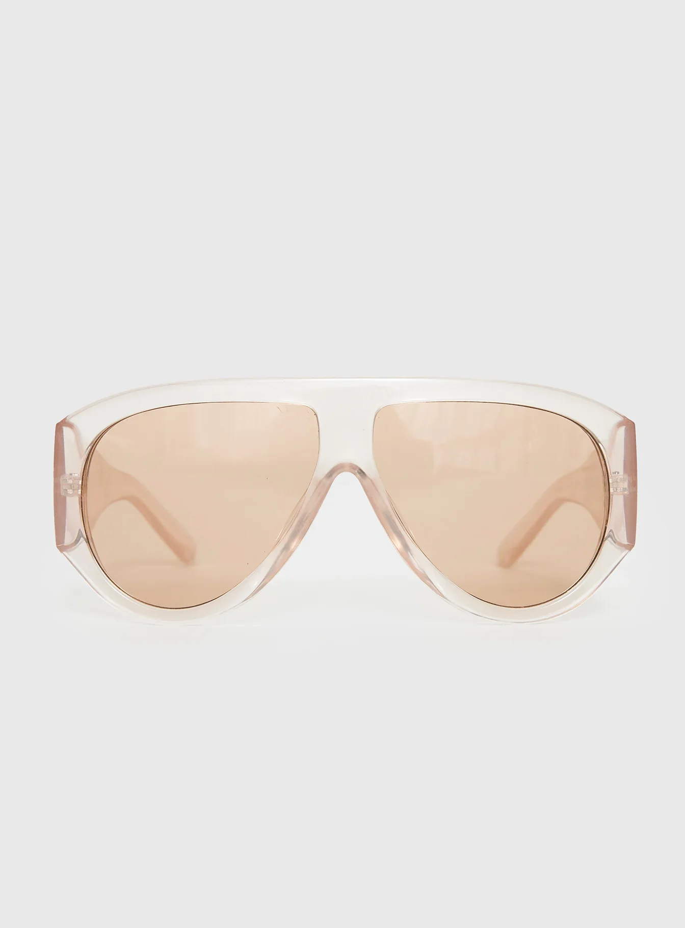 Porschia Sunglasses Clear Amber