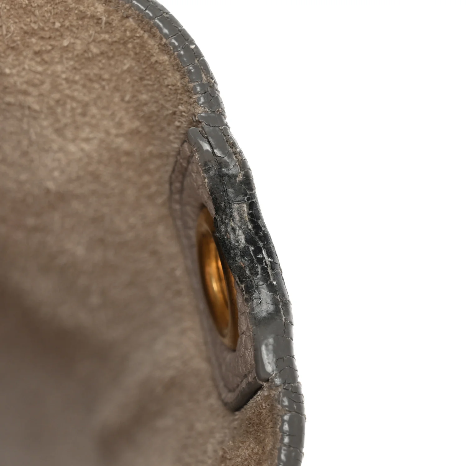 Soft Grained Calfskin Small Sangle Bucket Bag Light Taupe