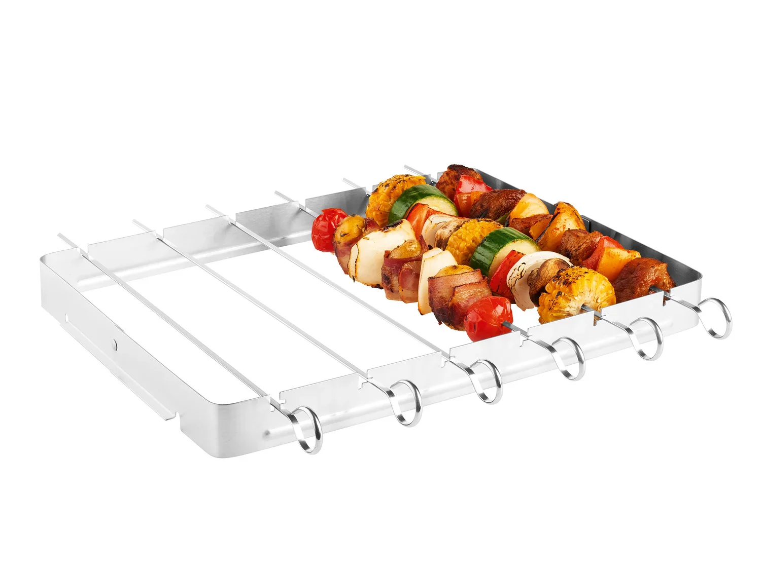 GRILLMEISTER Set de piques  brochettes pour barbecue