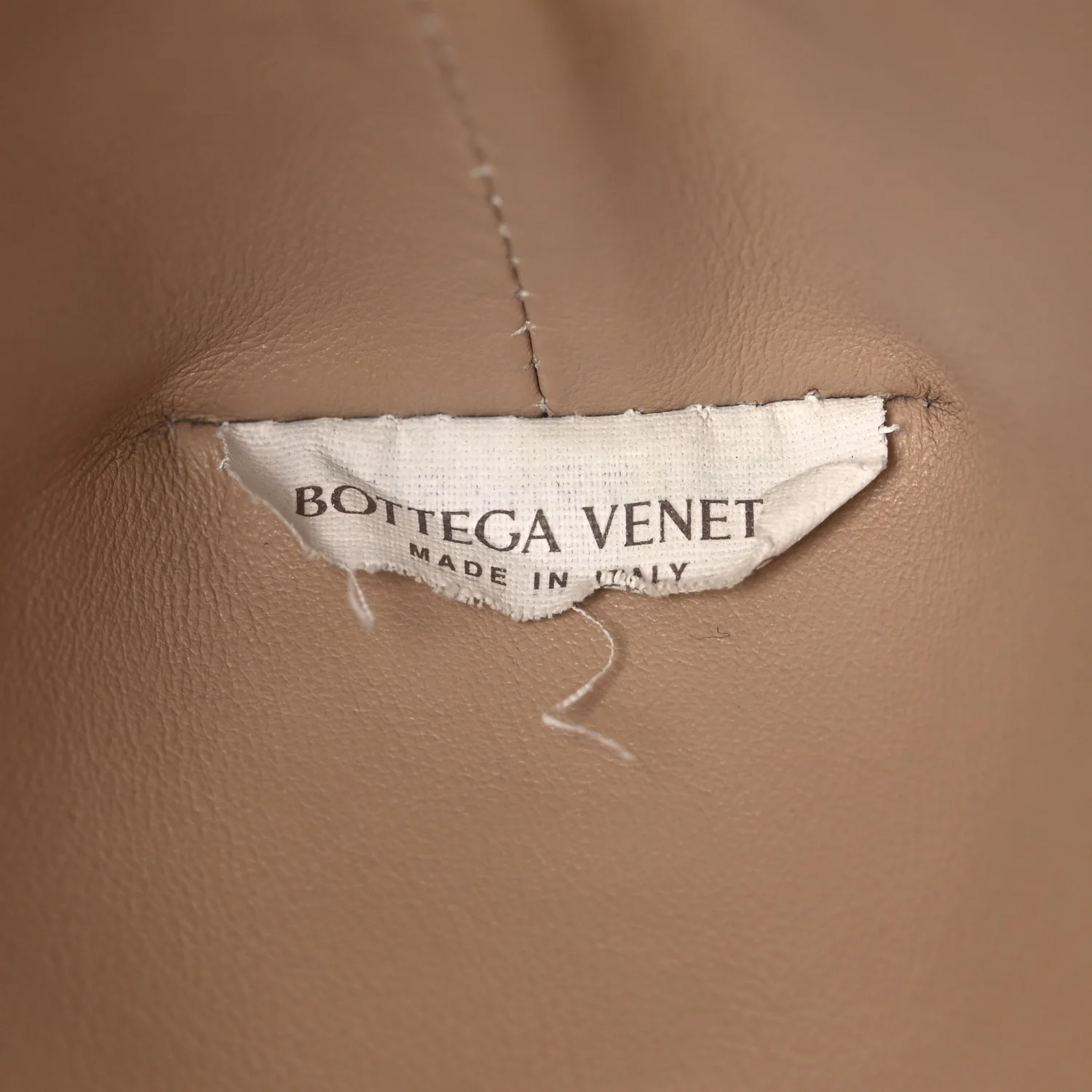 Nappa Intrecciato Nodini Mini Crossbody Almond