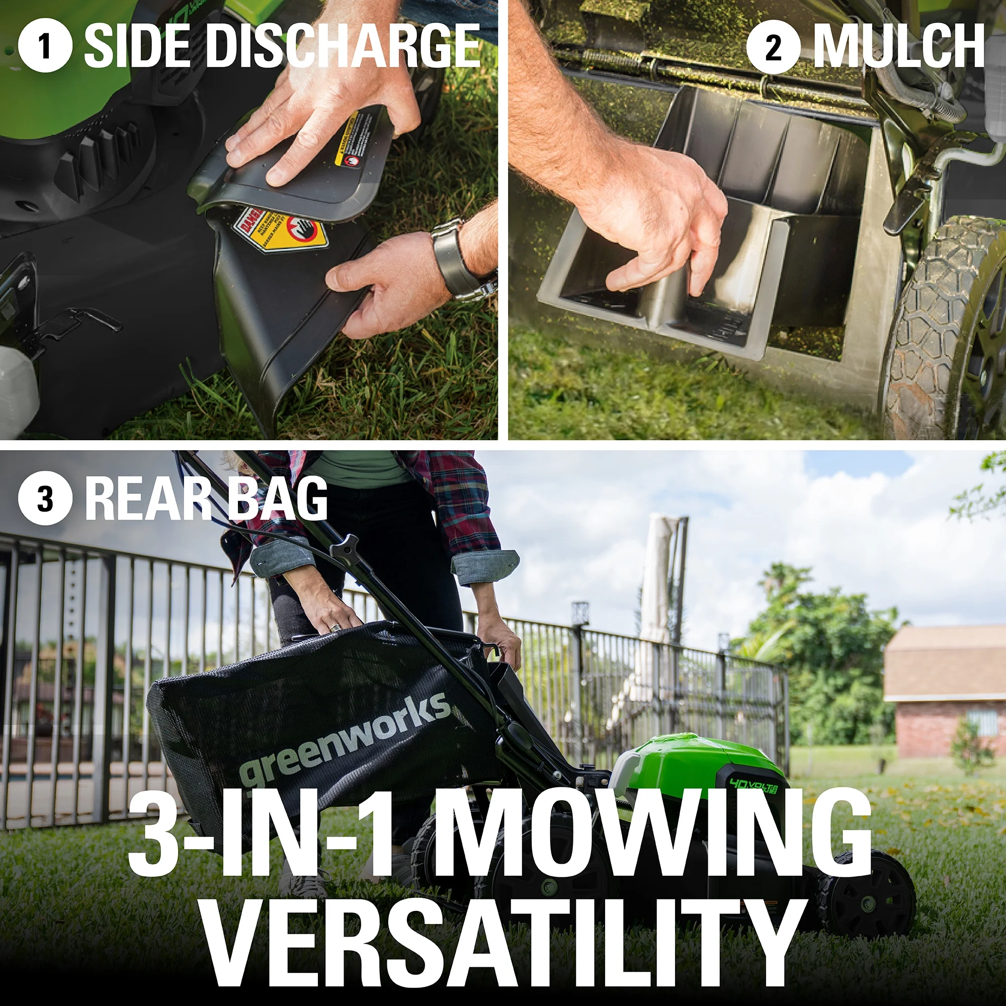 40V 21-inch Brushless Self-Propelled Lawn Mower W/5.0 Ah Battery and Charger, 2516402 - Image 5