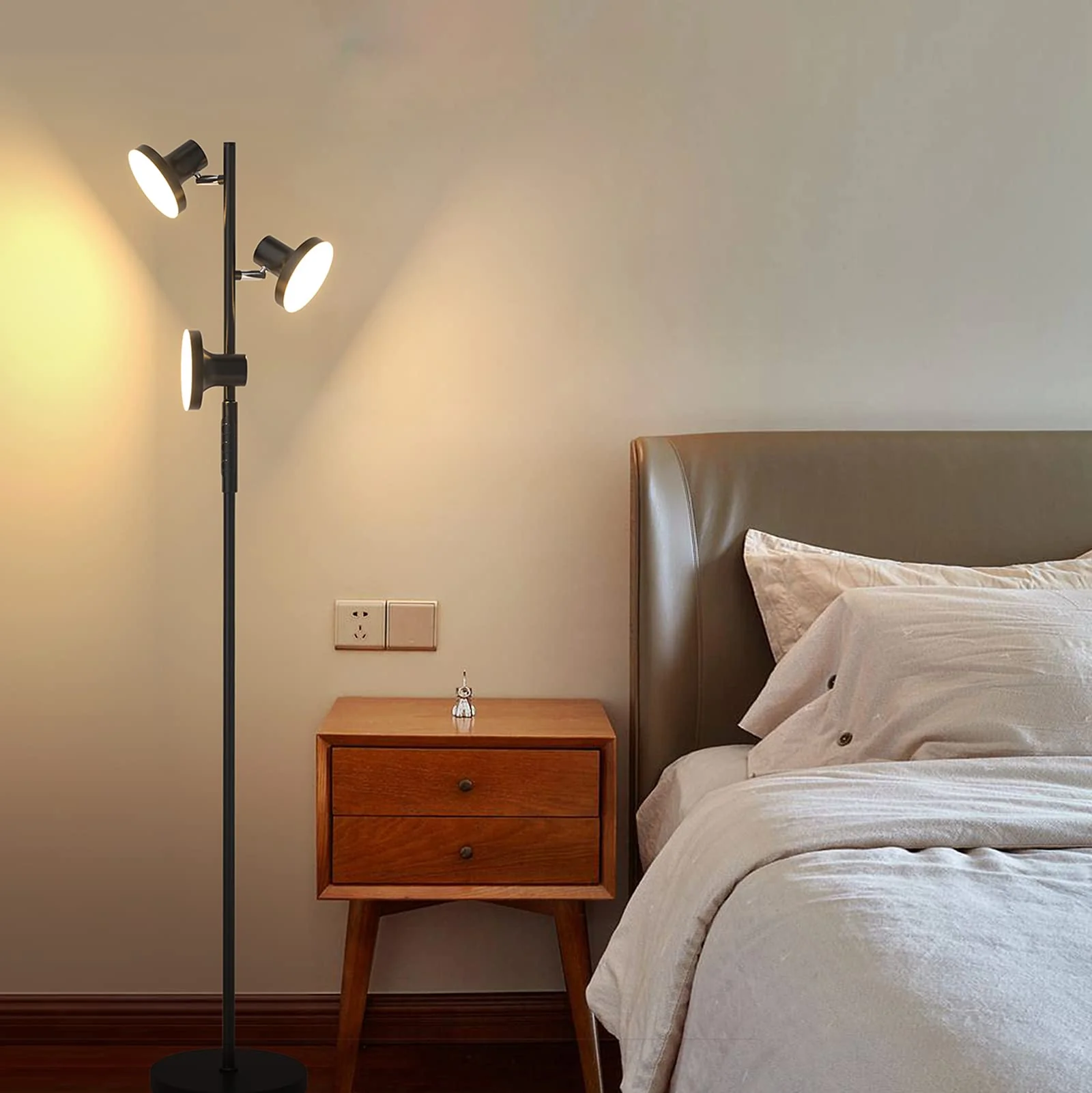 SIBRILLE 36W LED Tree Floor Lamp. Modern Dimmable Standing Lamp