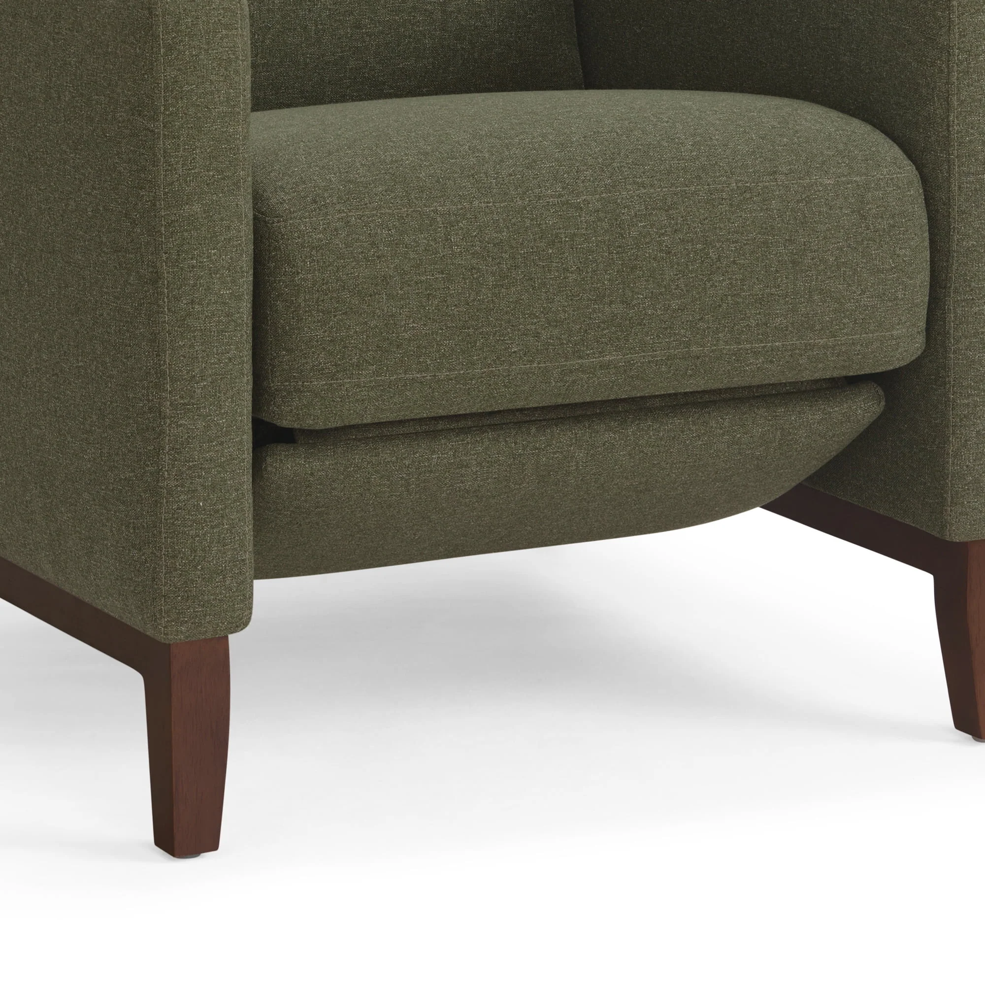 Better Homes & Gardens Reading Push Back Recliner, Olive