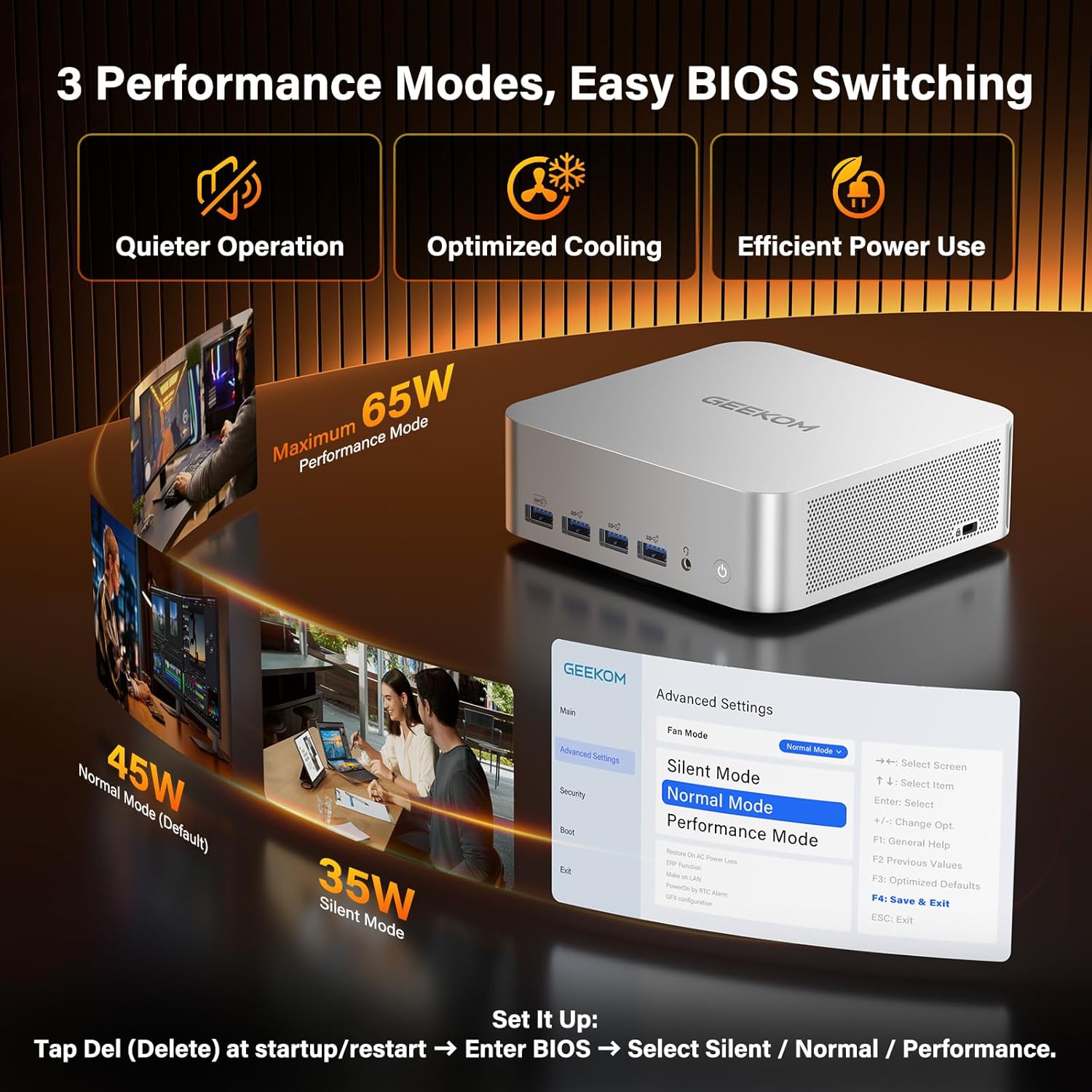 GEEKOM A9 Max AI Mini PC  with AMD Ryzen AI 9 HX 370 (80 Tops)  Copilot+ PC  Radeon 890M  32GB DDR5 (Not LPDDR)  1TB SSD  Win 11 Pro  WiFi 7  BT 5.4  USB4  HDMI 2.1  Dual 2.5GbE  8K  3-Year Warranty
