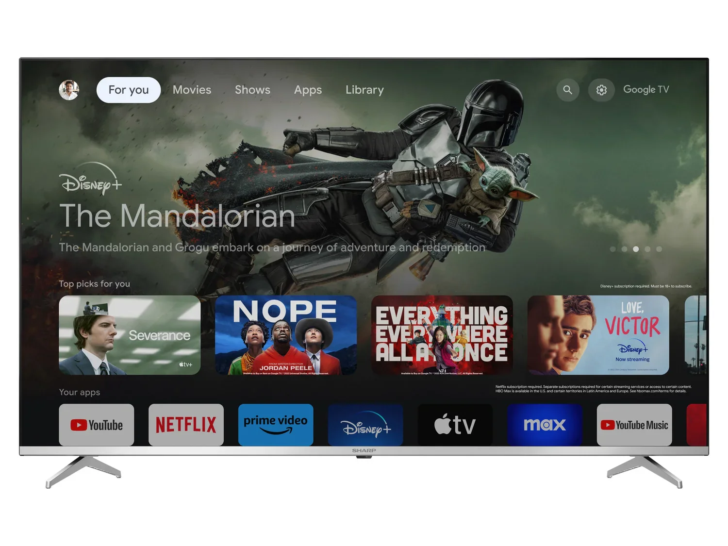 Sharp TV QLED 4K ULTRA HD 55GP6260 55