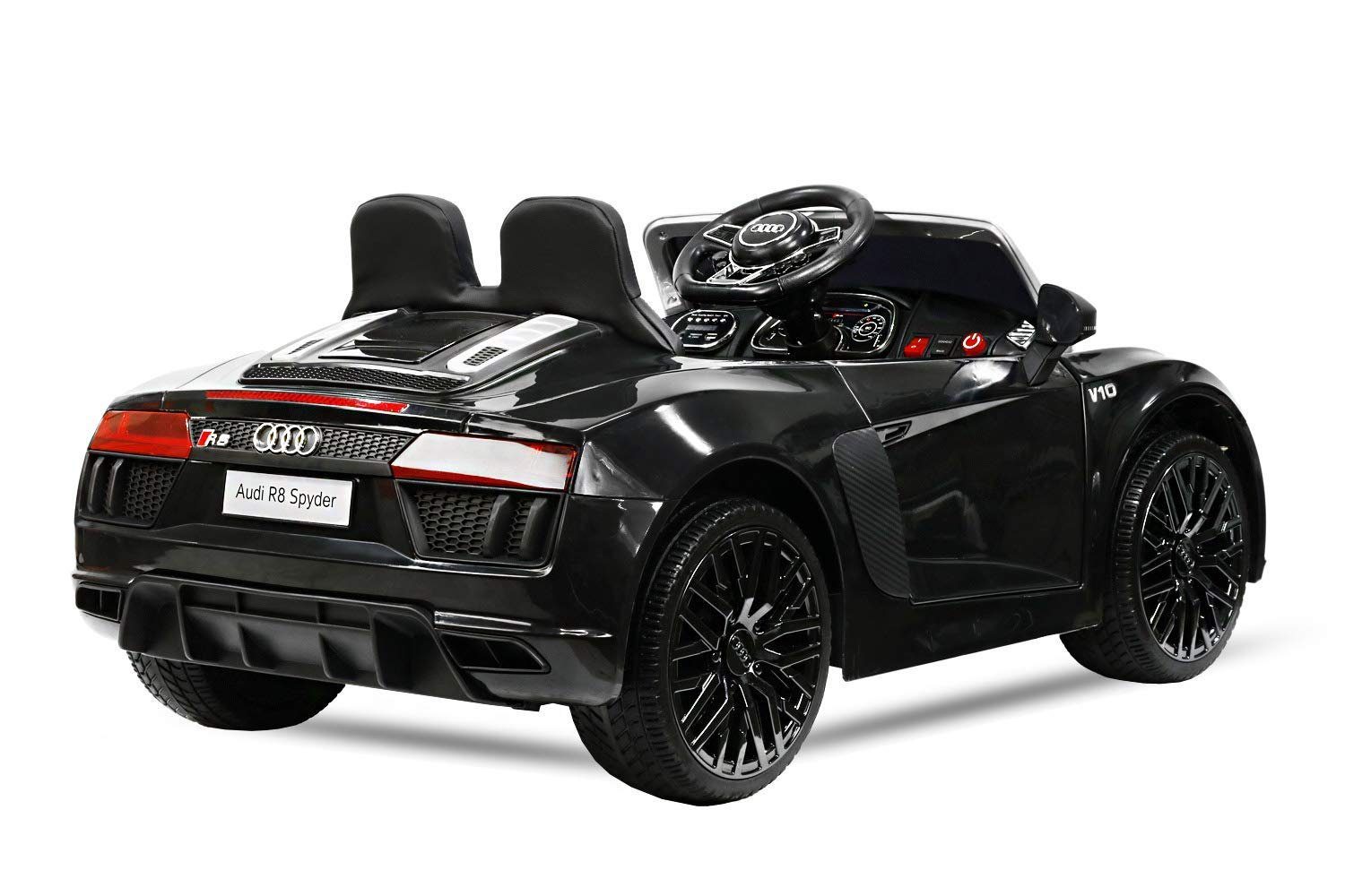 Magasin de jouets Elektro-Kinderauto Audi R8 Spyder Kinder Elektroauto 12V (2 Sitzer), Belastbarkeit 35 kg