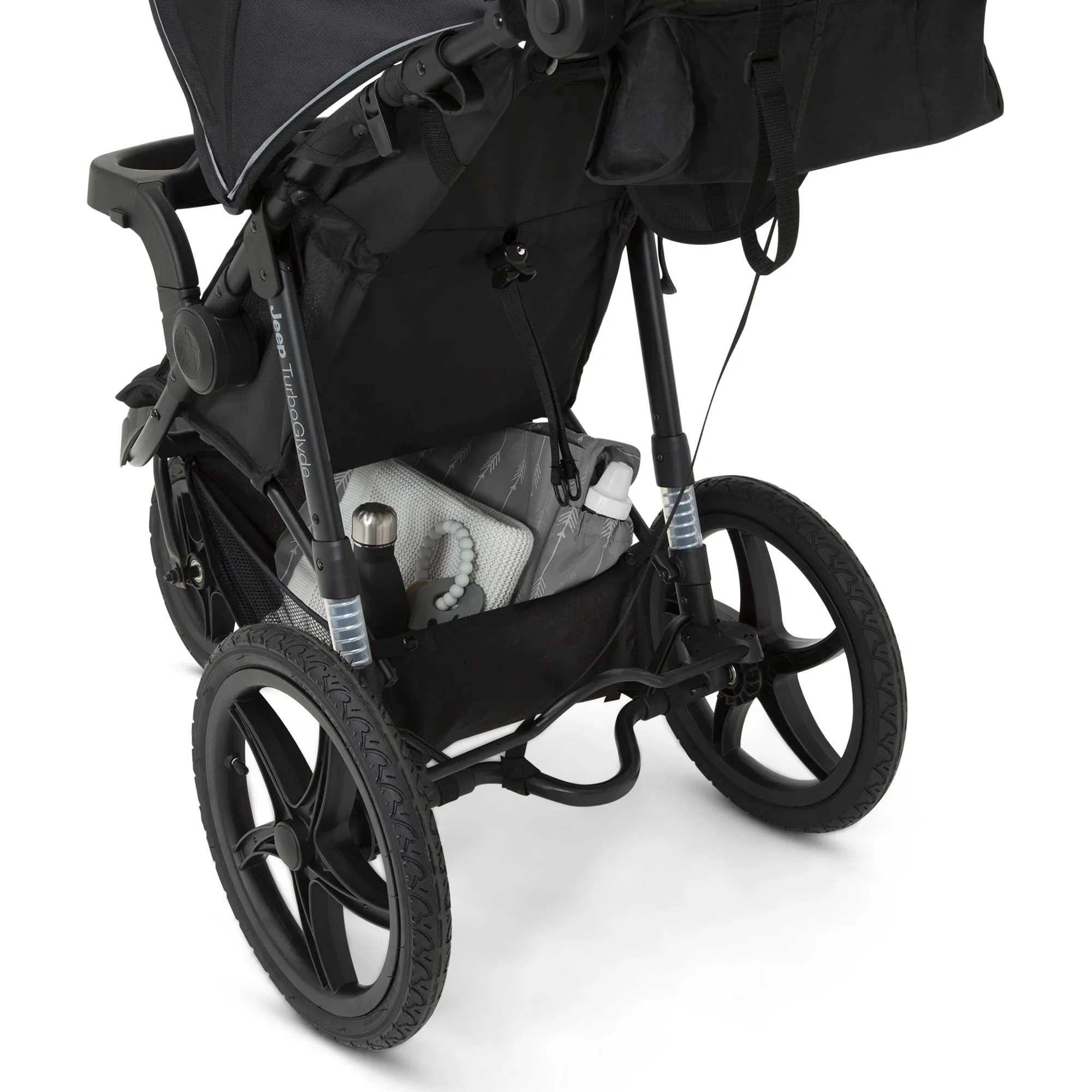 Jeep TurboGlyde Jogging Stroller by Delta Children, Black