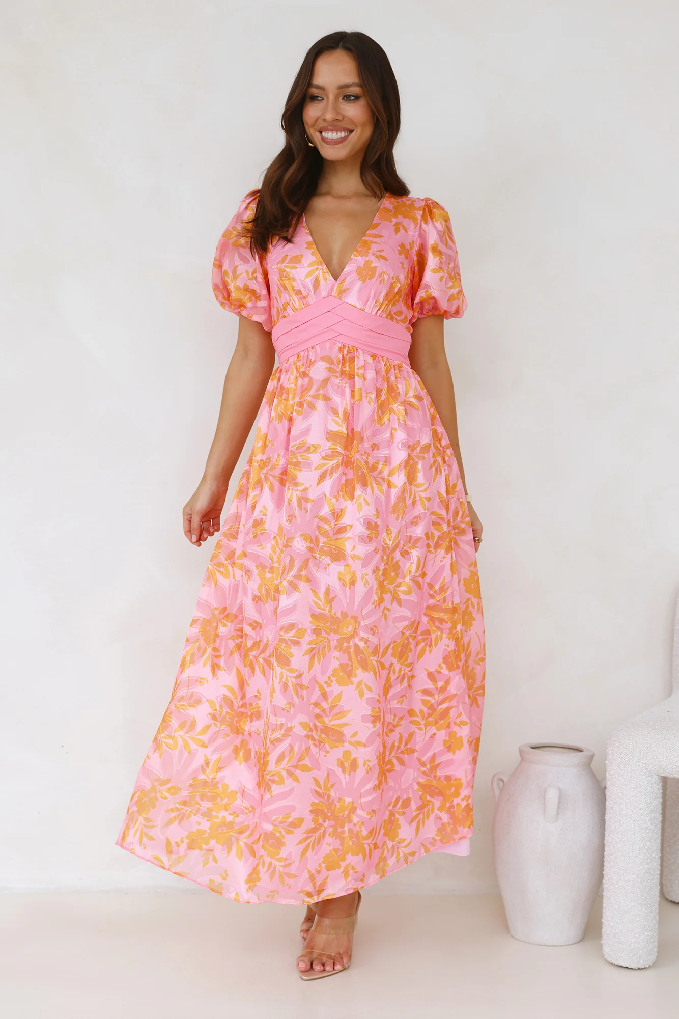 See In Color Midi Dress Pink