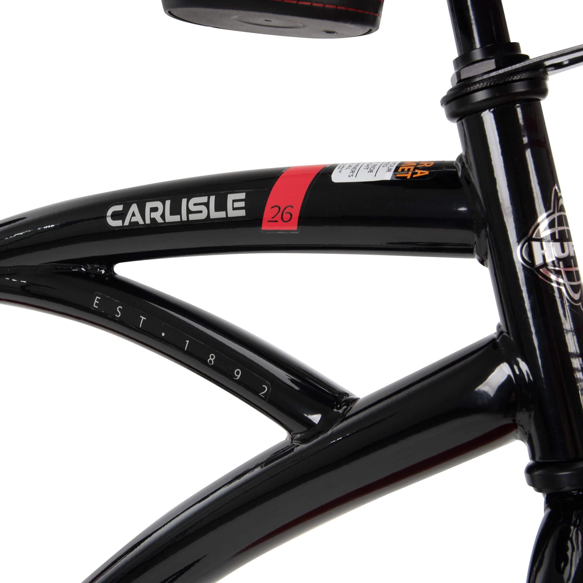 Huffy 26 In Carlisle Men’s Comfort Cruiser Bike, Black Image 7