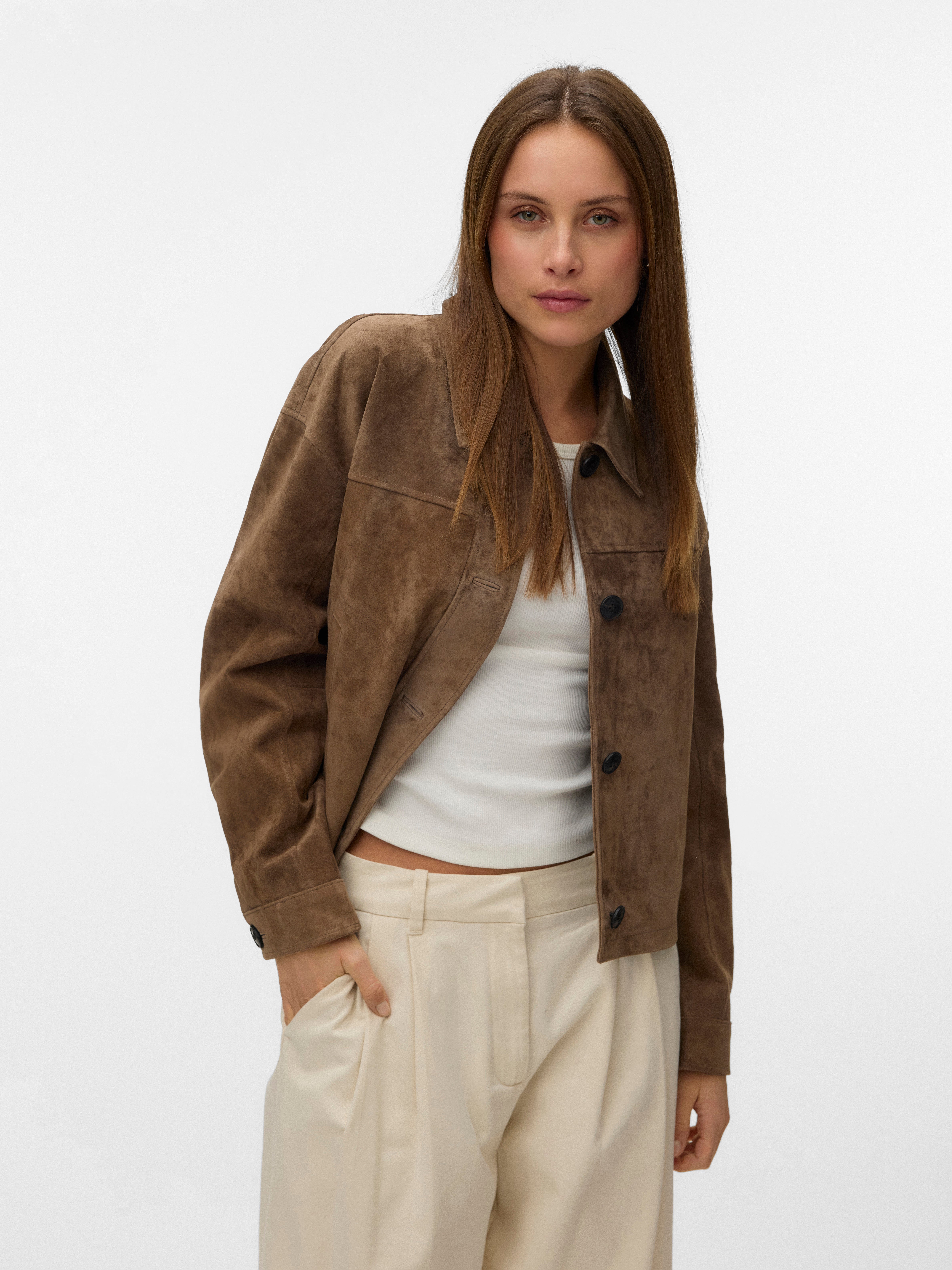 VERO MODA® VMROYCESTINE Suede Jacket