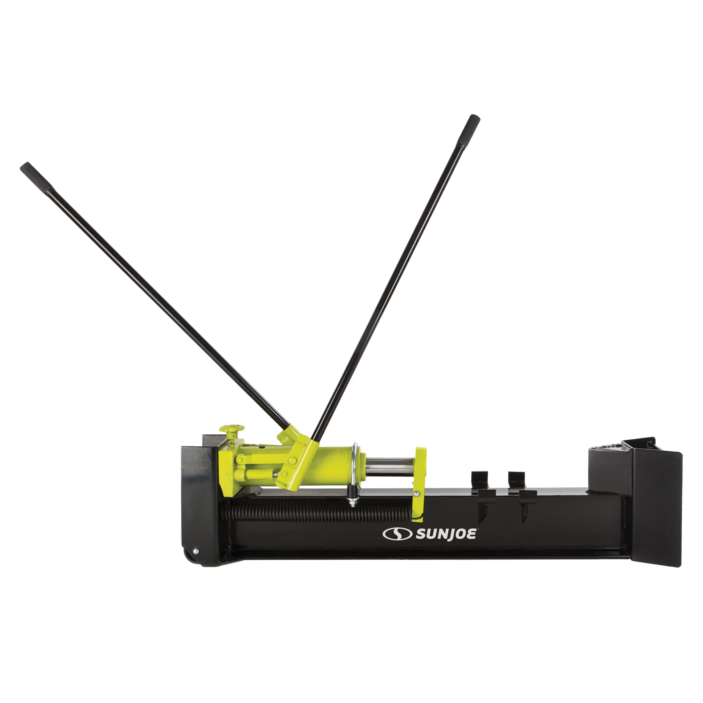 Sun Joe Hydraulic Steel Beam Log Splitter, 10 Ton Capacity Firewood Tool, Green, LJ10M
