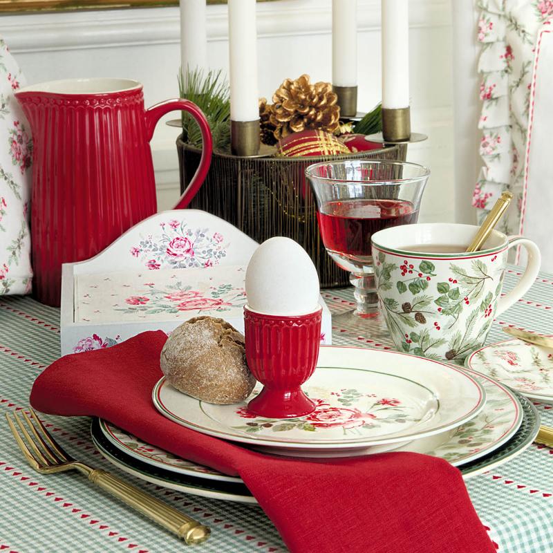 Everyday Alice eggeglass 6,5 cm dark red