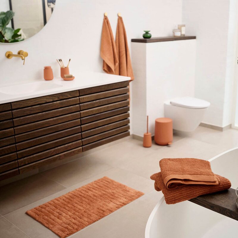 Classic badehåndkle 70x140 cm mandarin