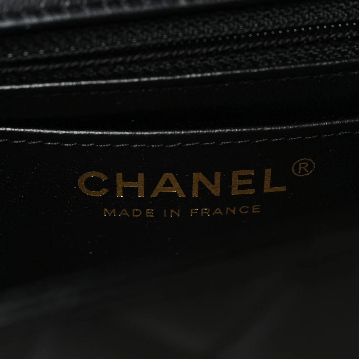 Lambskin Quilted Mini Rectangular Flap Black