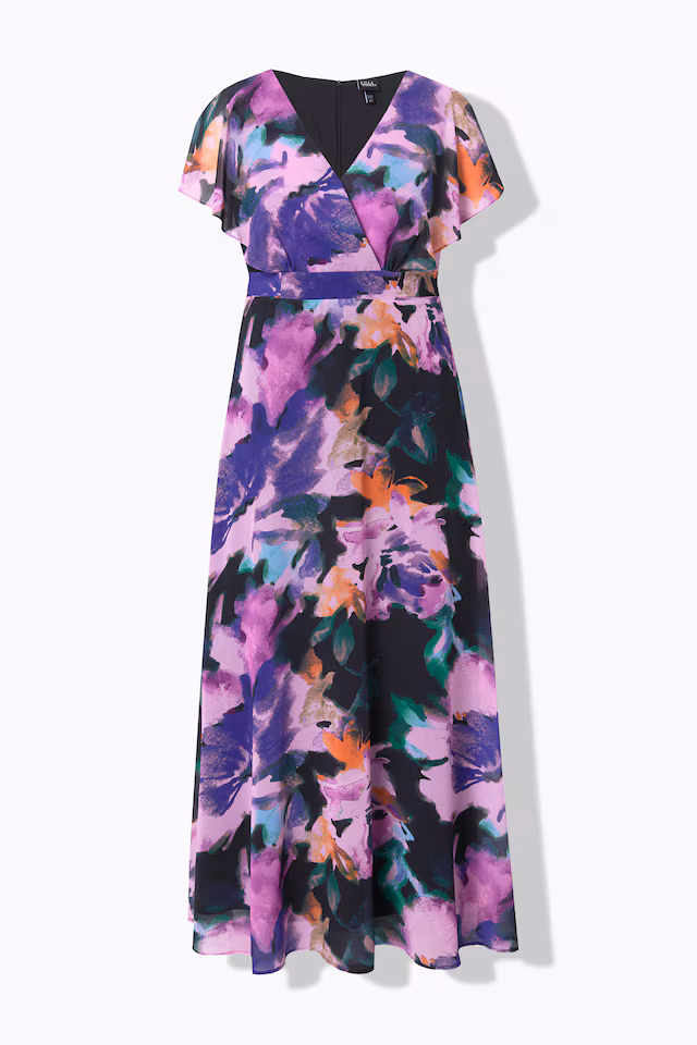 Long Floral Evening Dress