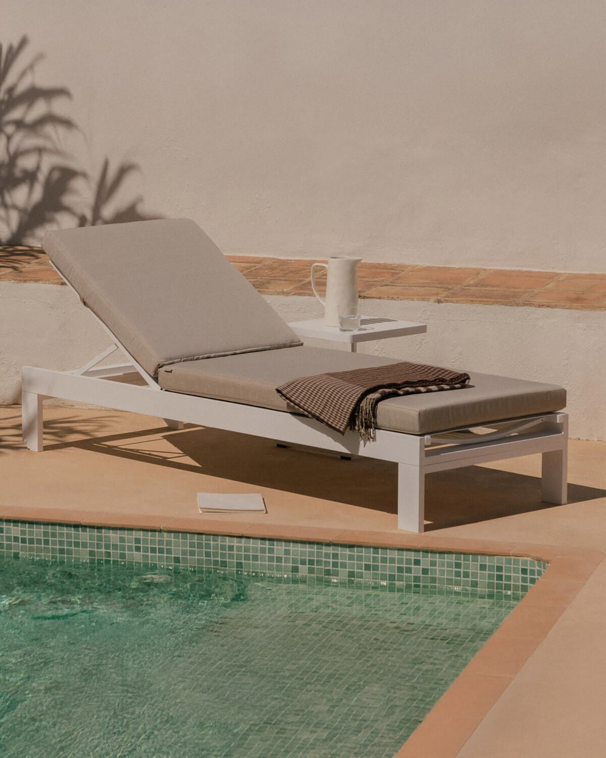 Kreta - Cojín de Tela para Tumbona de Exterior (70,5x200 cm) Kreta