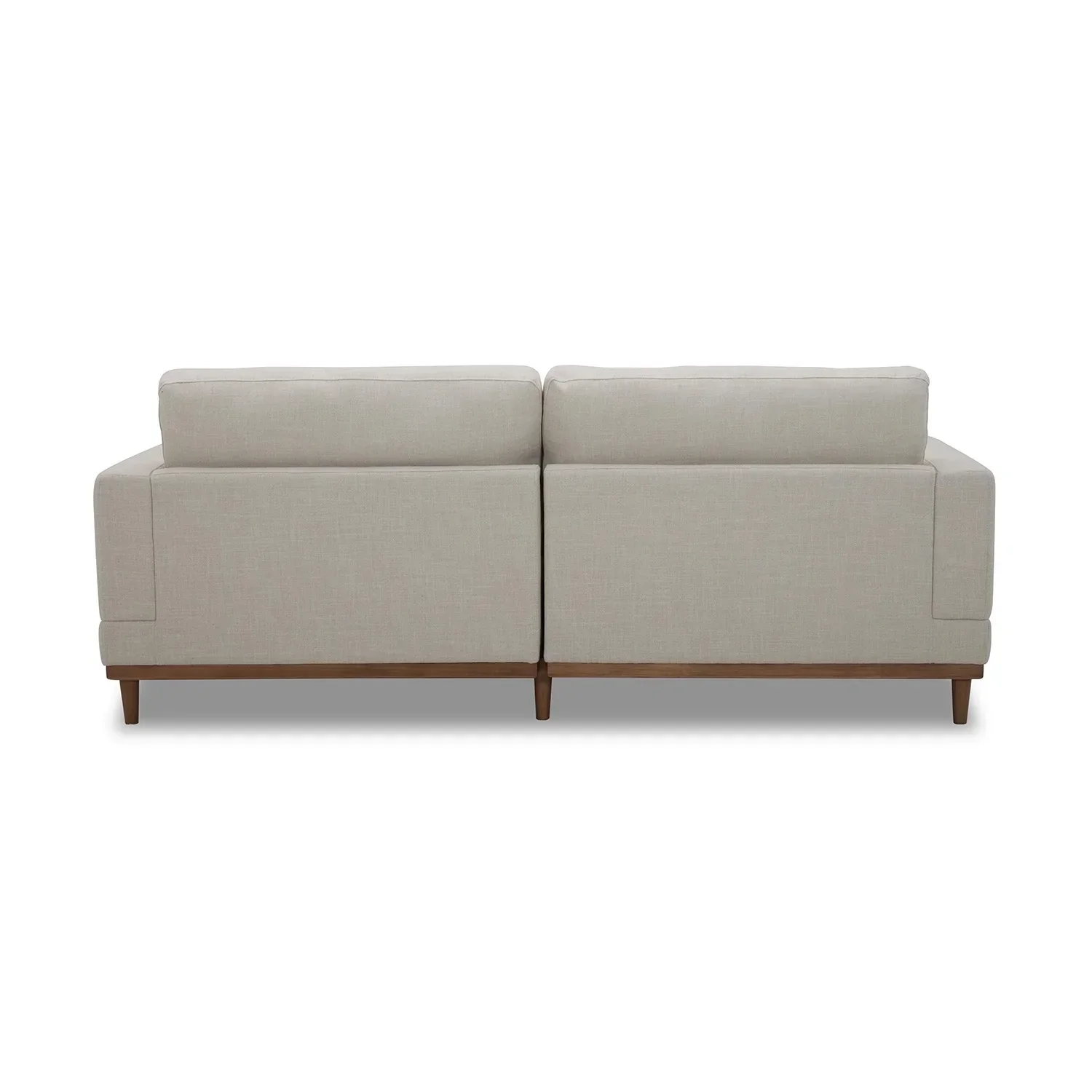 Better Homes & Gardens Springwood Wood Frame 83.46 Couch, Beige Velvet