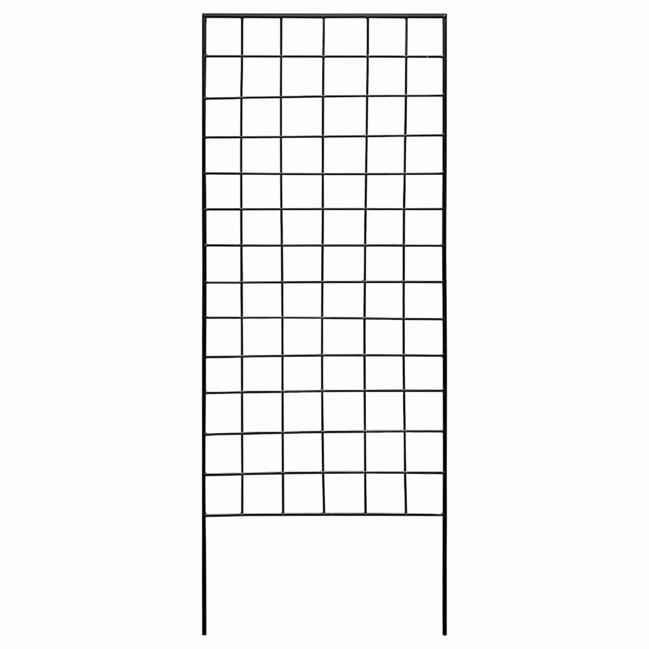 American GardenWorks 64 in. H Black Steel Garden Trellis