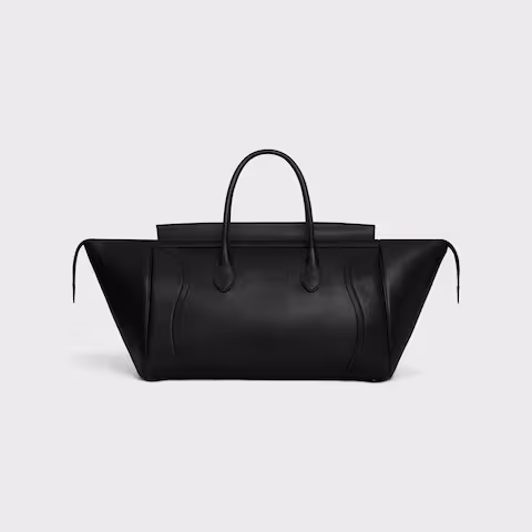 MEDIUM SMILING NEW LUGGAGE IN SUPPLE SHINY LAMBSKIN