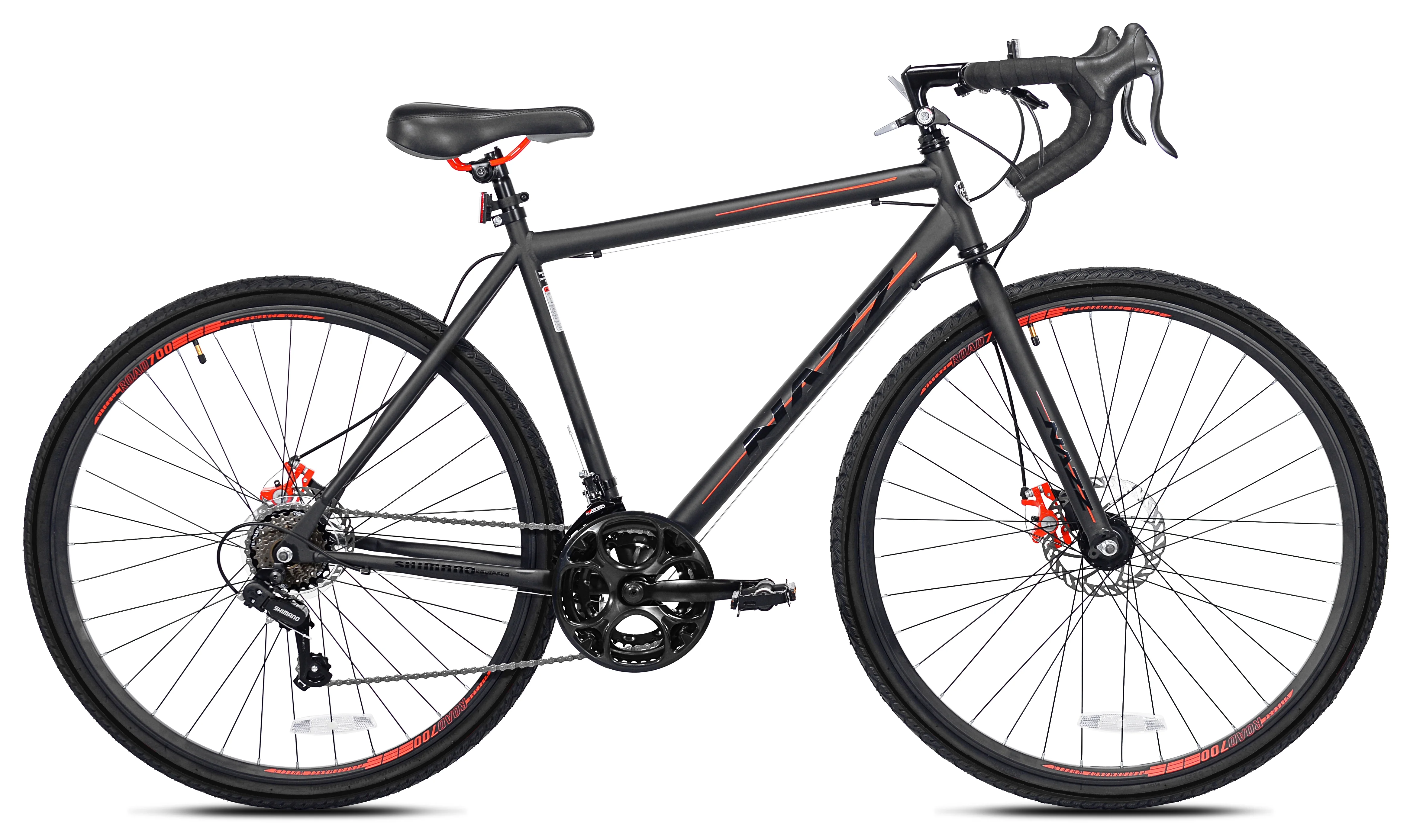 700c Nazz Men'S Gravel Road Bike, Black