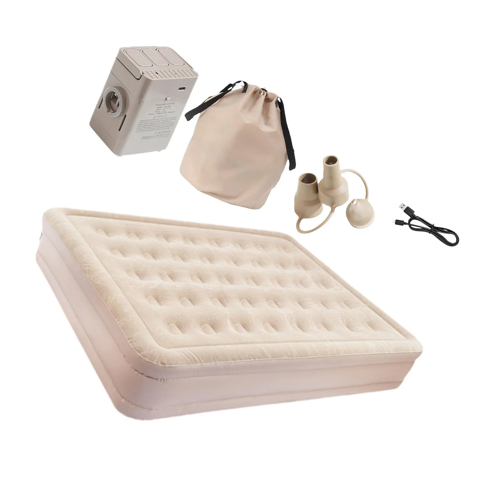 Air Mattress Airbed Camping Mat Lightweight with Air Pump with Carry Bag Camping - Image 5