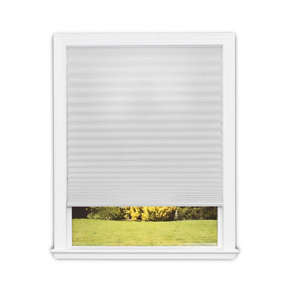 Redi Shade Easy Lift Trim-at-Home Cordless Pleated Light Filtering Fabric Shade (Fits Windows 19