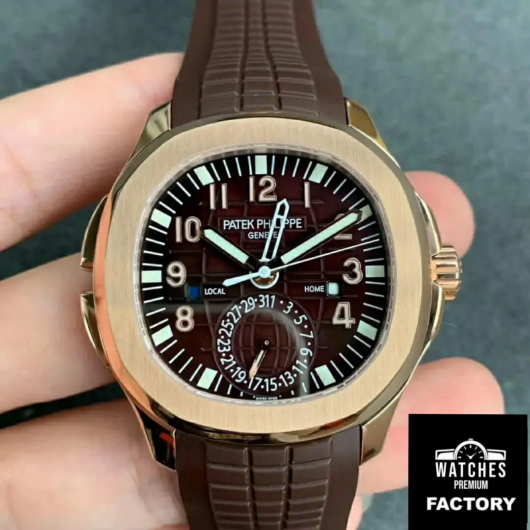 Patek Philippe Aquanaut 5164R-001 GR Factory Brown Strap