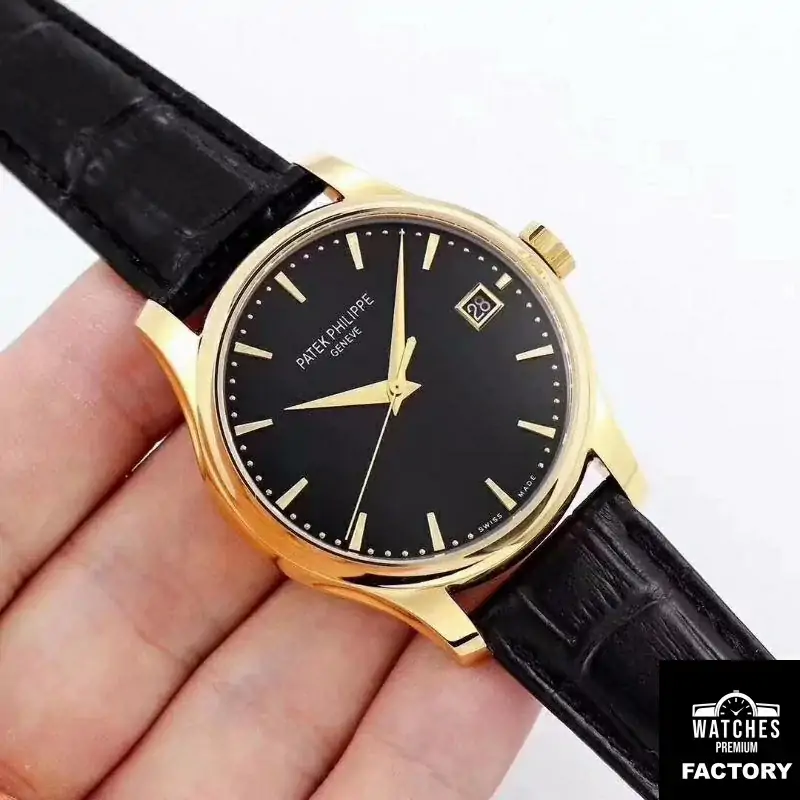 Patek Philippe Calatrava 5227 18K Yellow Gold Black Dial