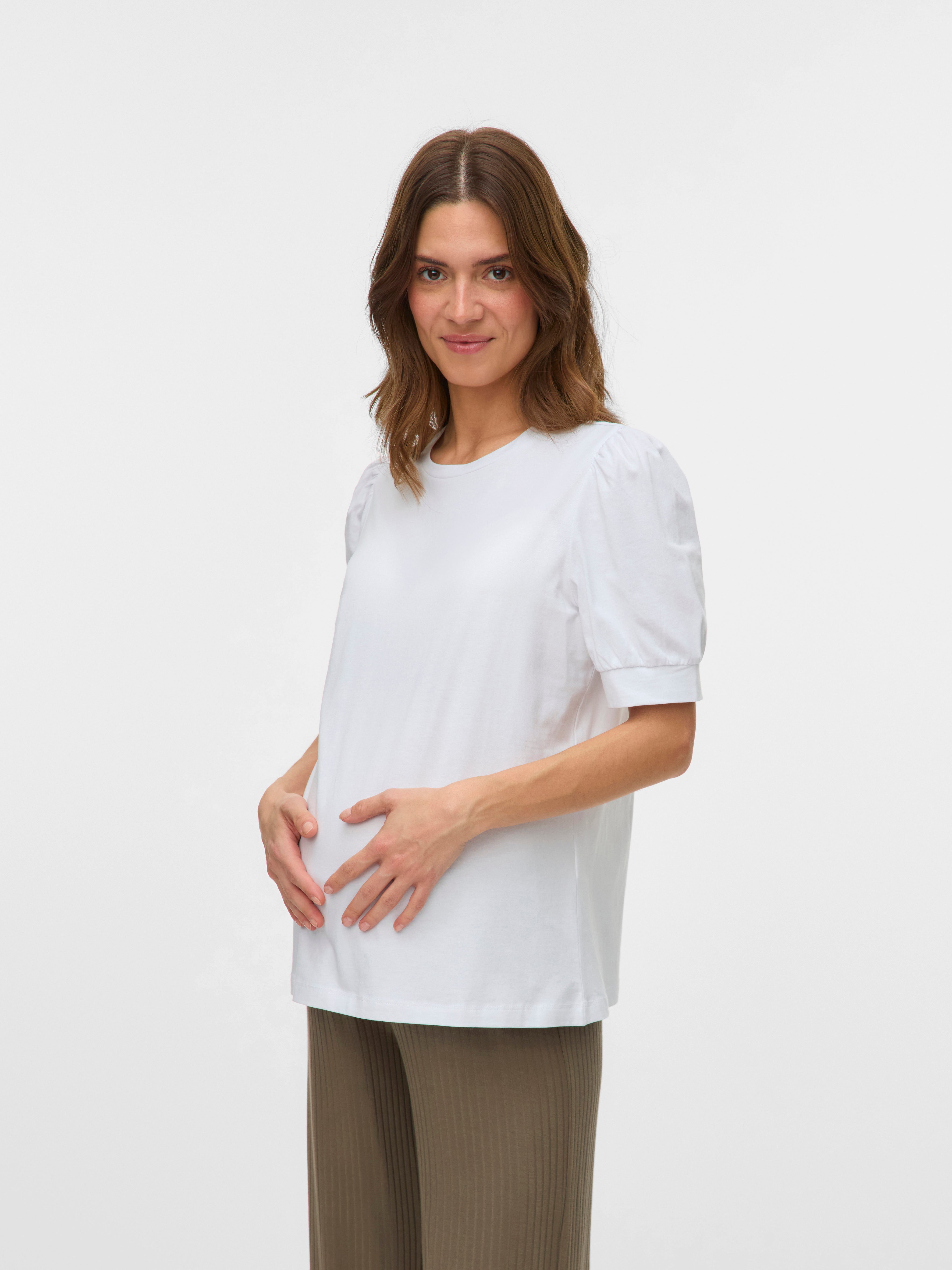 VERO MODA® Regular Fit Round Neck Balloon sleeves T-Shirt