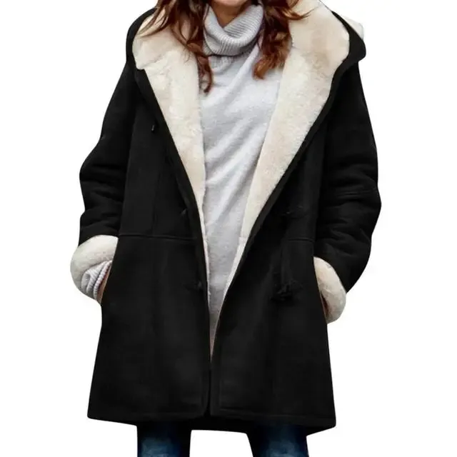 Sophie Paris | Veste à capuche doublée polaire Cozy