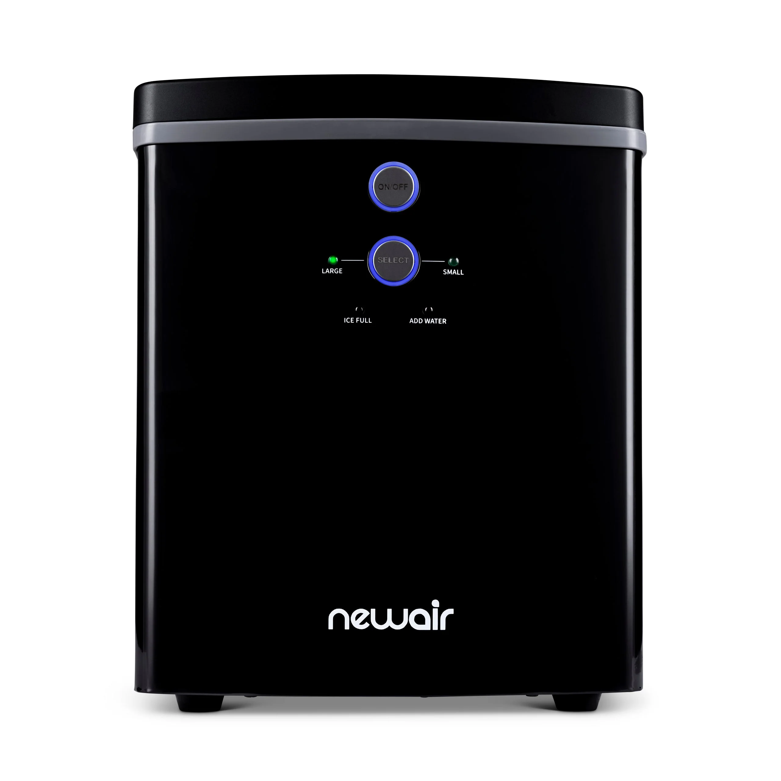 Newair Countertop Ice Maker. Bullet Ice, 33 lbs/day - Black
