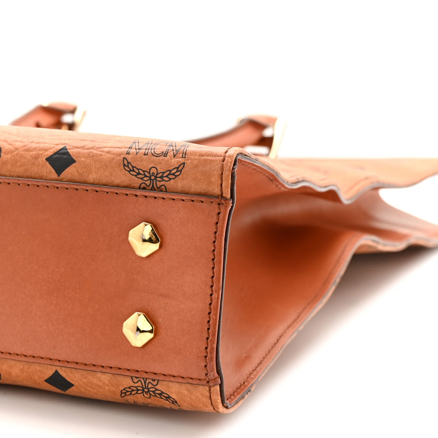 Visetos Large Munchen Tote Cognac