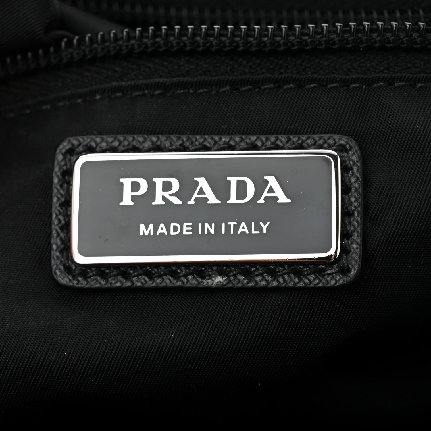 Re-Nylon Saffiano Belt Bag Black
