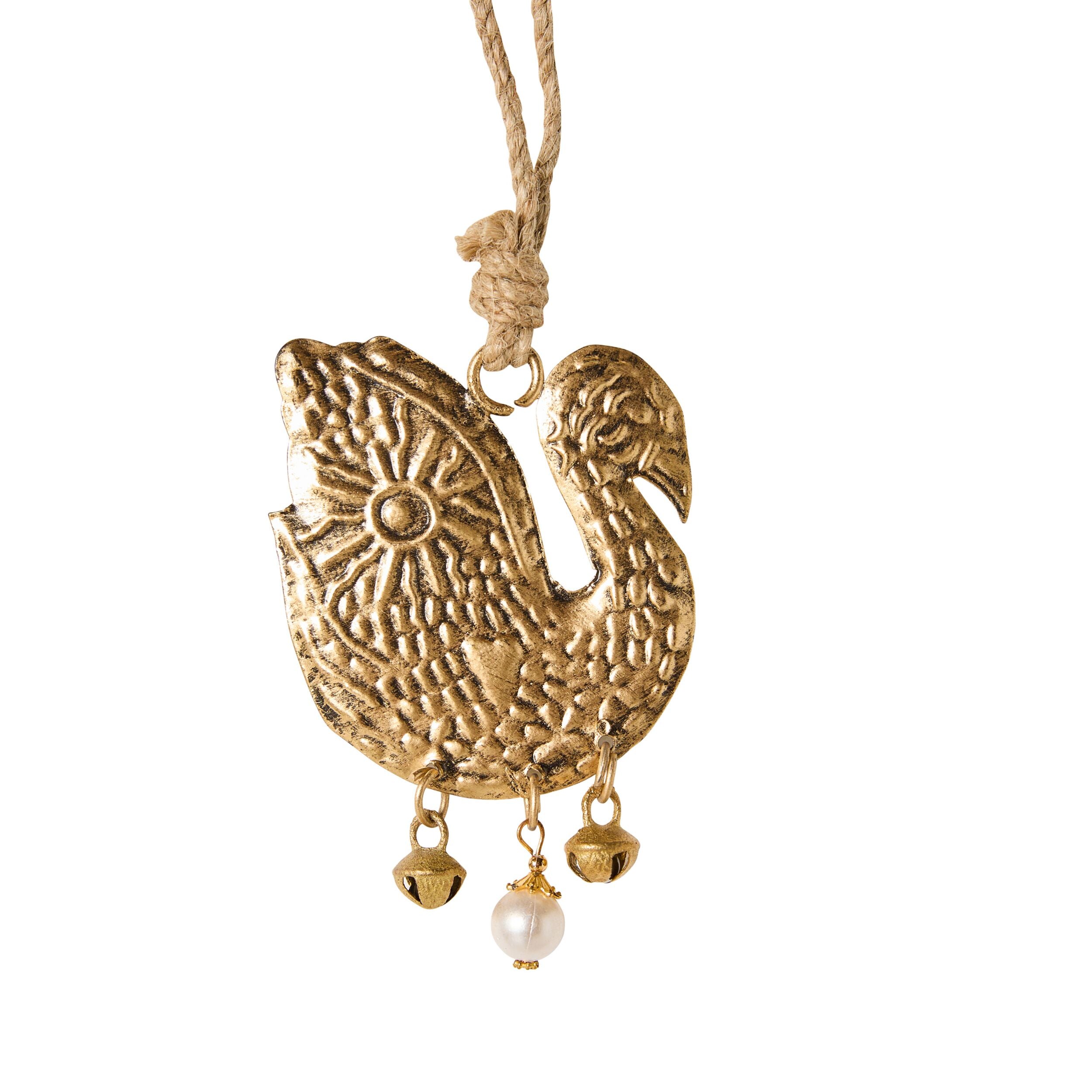 Heirloom Swan Christmas Ornament