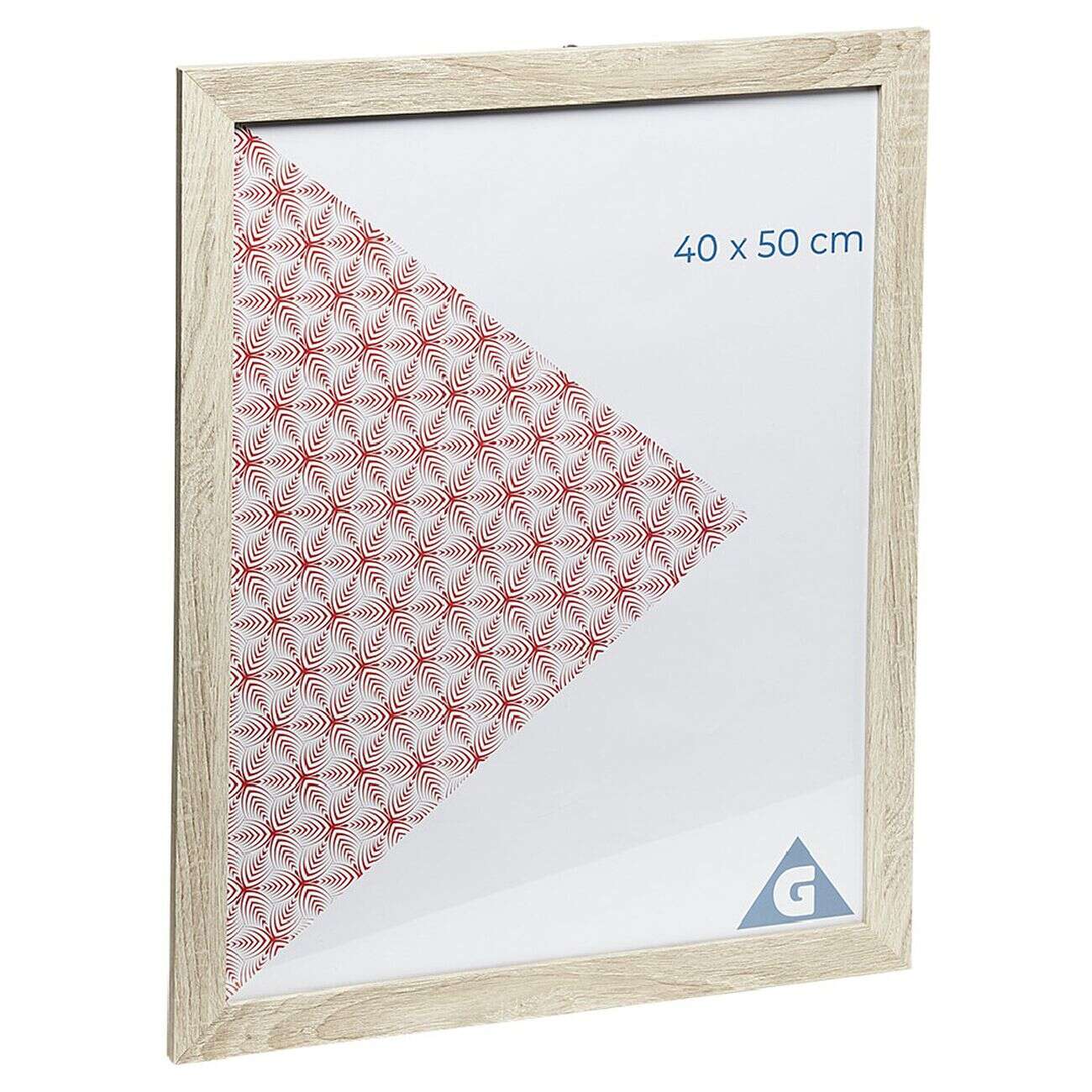 Cadre photo 45x55 gris en bois