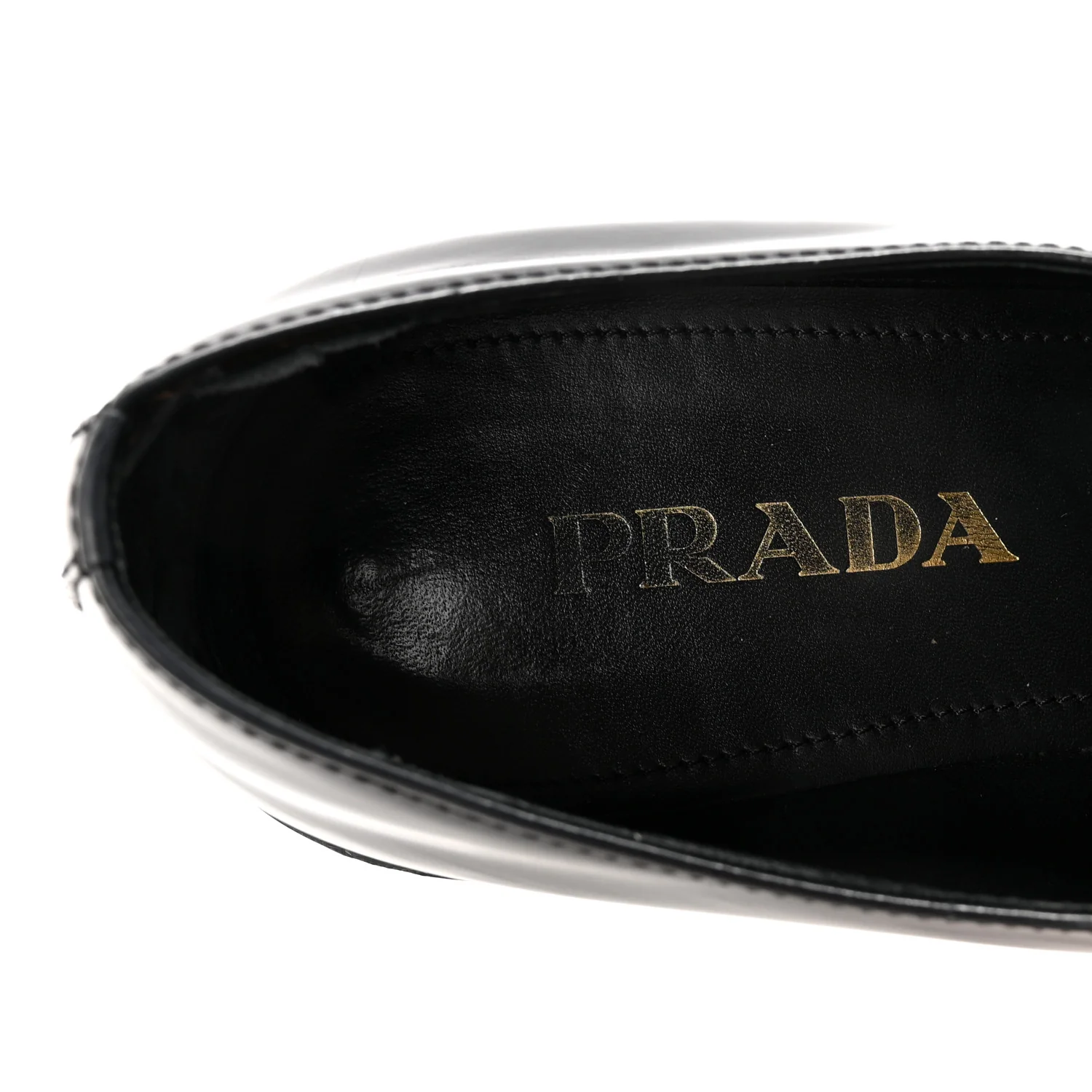 Spazzolato Metal Triangle Logo 50mm Loafers 40 Black
