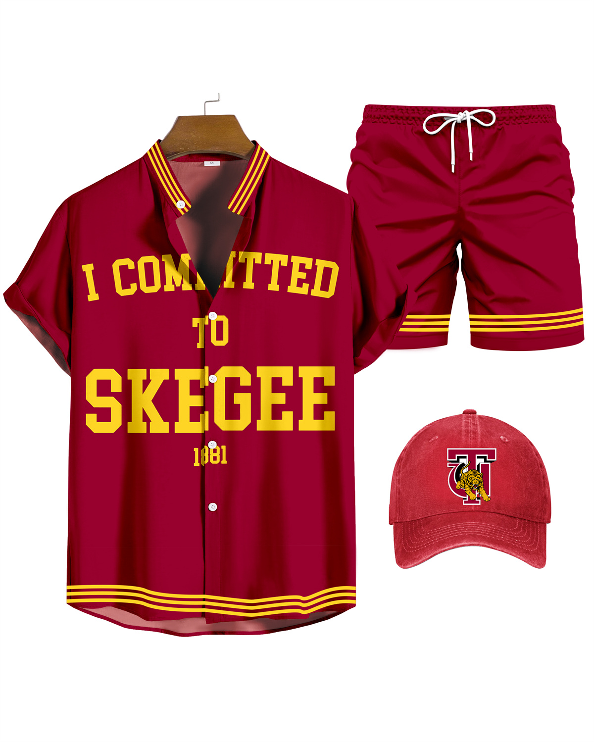 Ensemble trois pièces chemise Université de Tuskegee 070