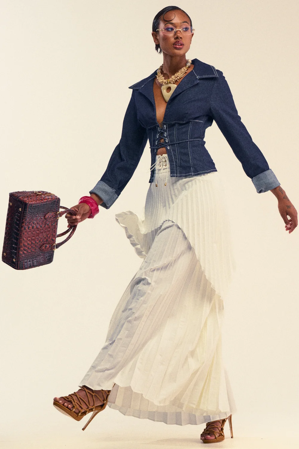 DRIFTING AWAY PLEATED TROUSER - Akira Store
