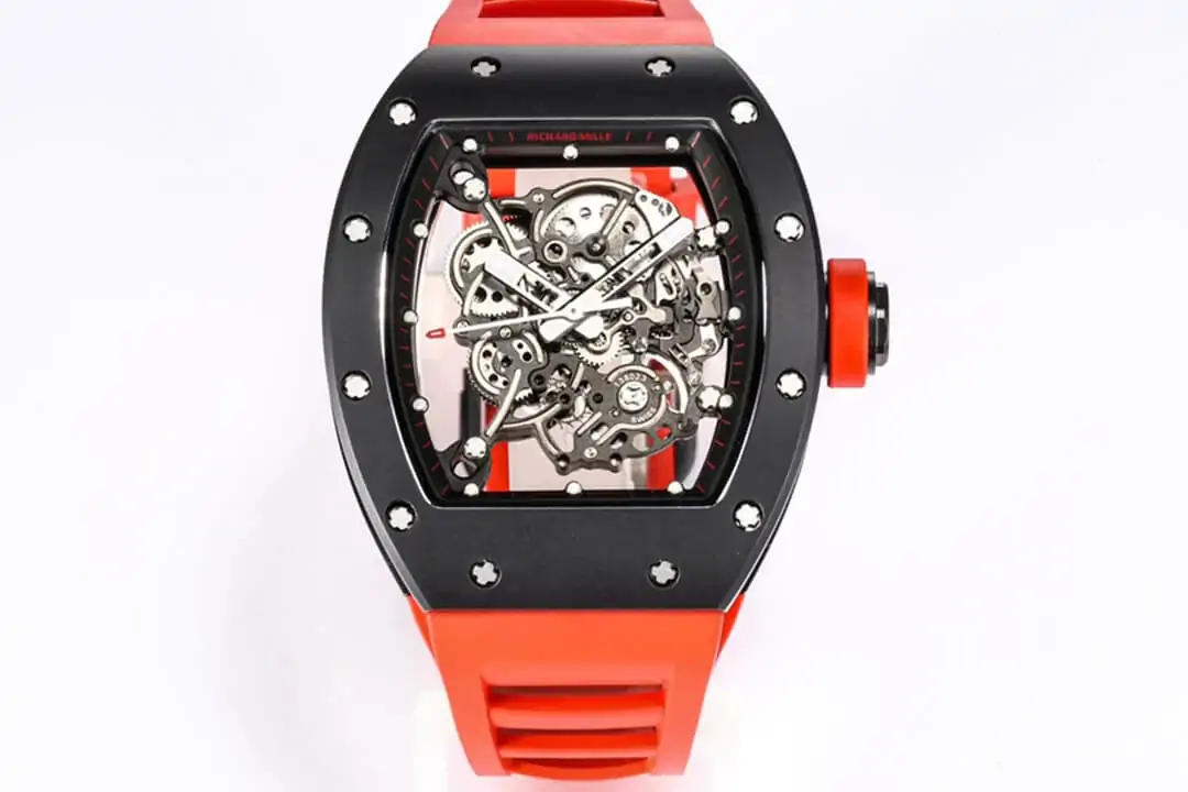 Richard Mille RM-055 BBR Factory Red Rubber Strap