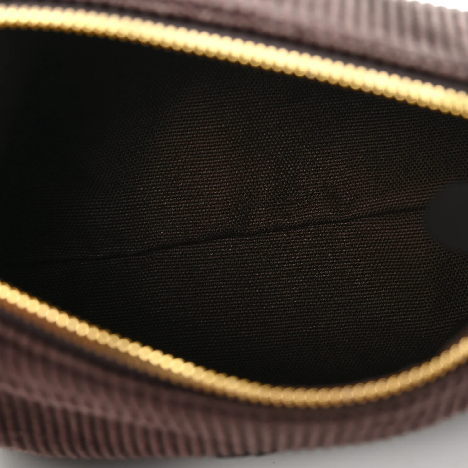 Corduroy Pouch Bag Ebony Baltic Blue