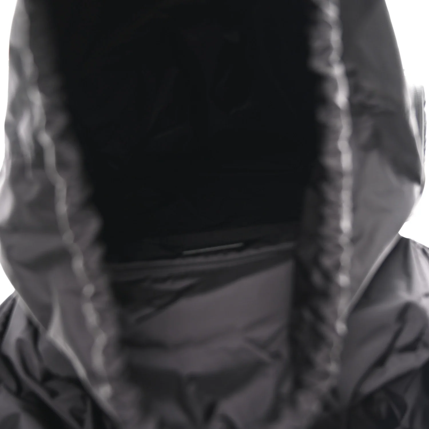Nylon Saddle Backpack Black