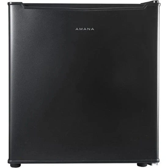 1.7-CU. ft. Single-door Mini Refrigerator with Half-width Chiller Compartment Black